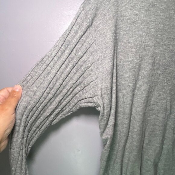 Peyton Primrose Ribbed Knit Sweater 2X Gray - Cozy & Stylish Wardrobe Essential - Picture 4 of 5